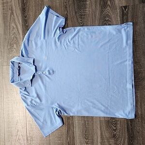 Travis Mathew Blue Polo Shirt
